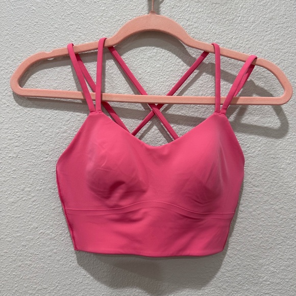 NWT Lululemon Like a Cloud Bra Long Line Pink Guava Sz 6 B/C Cup - Picture 10 of 12